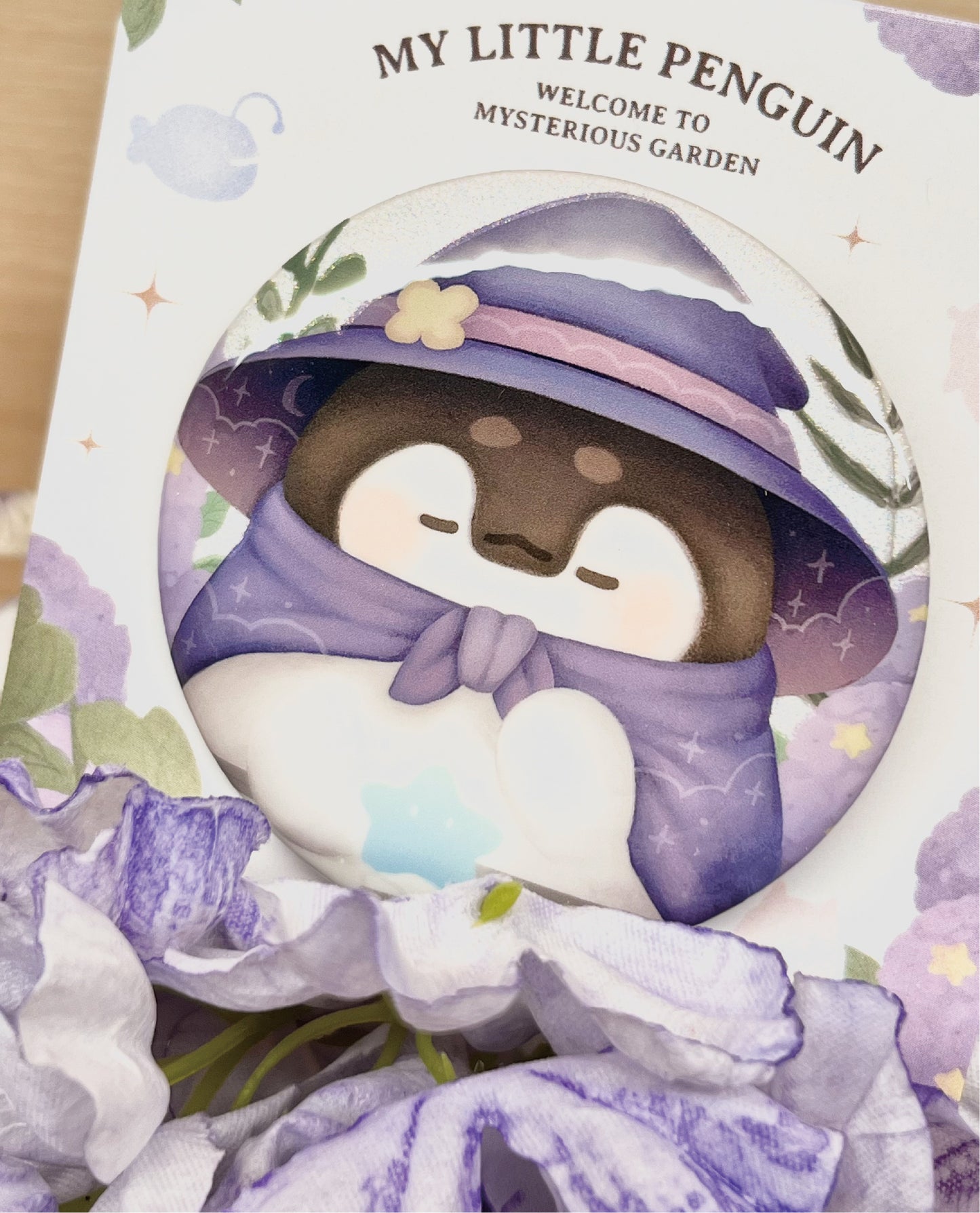 My Little Penguin 繡球花小企鵝系列 閃閃襟章（五款）