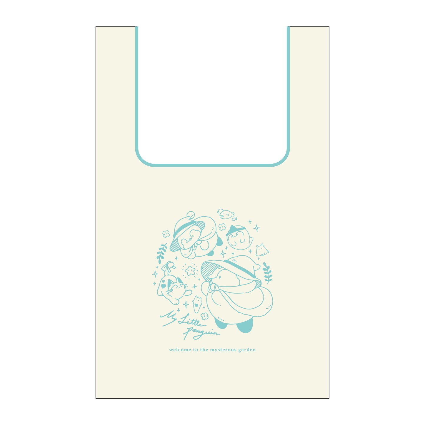 My Little Penguin 繡球花小企鵝系列 | 棉質背心袋