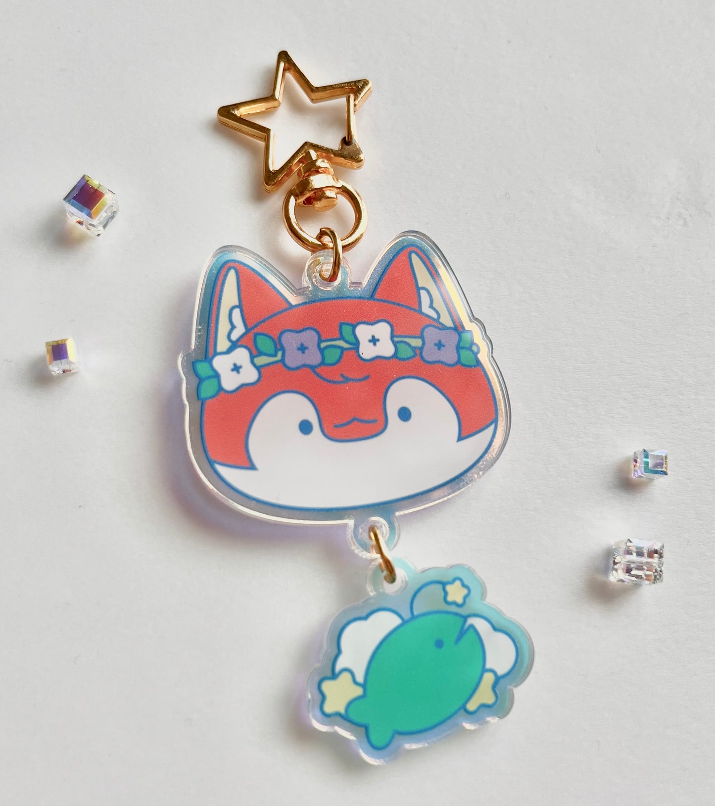 My little penguin 小企鵝花園系列 ｜ 亞克力炫光掛件