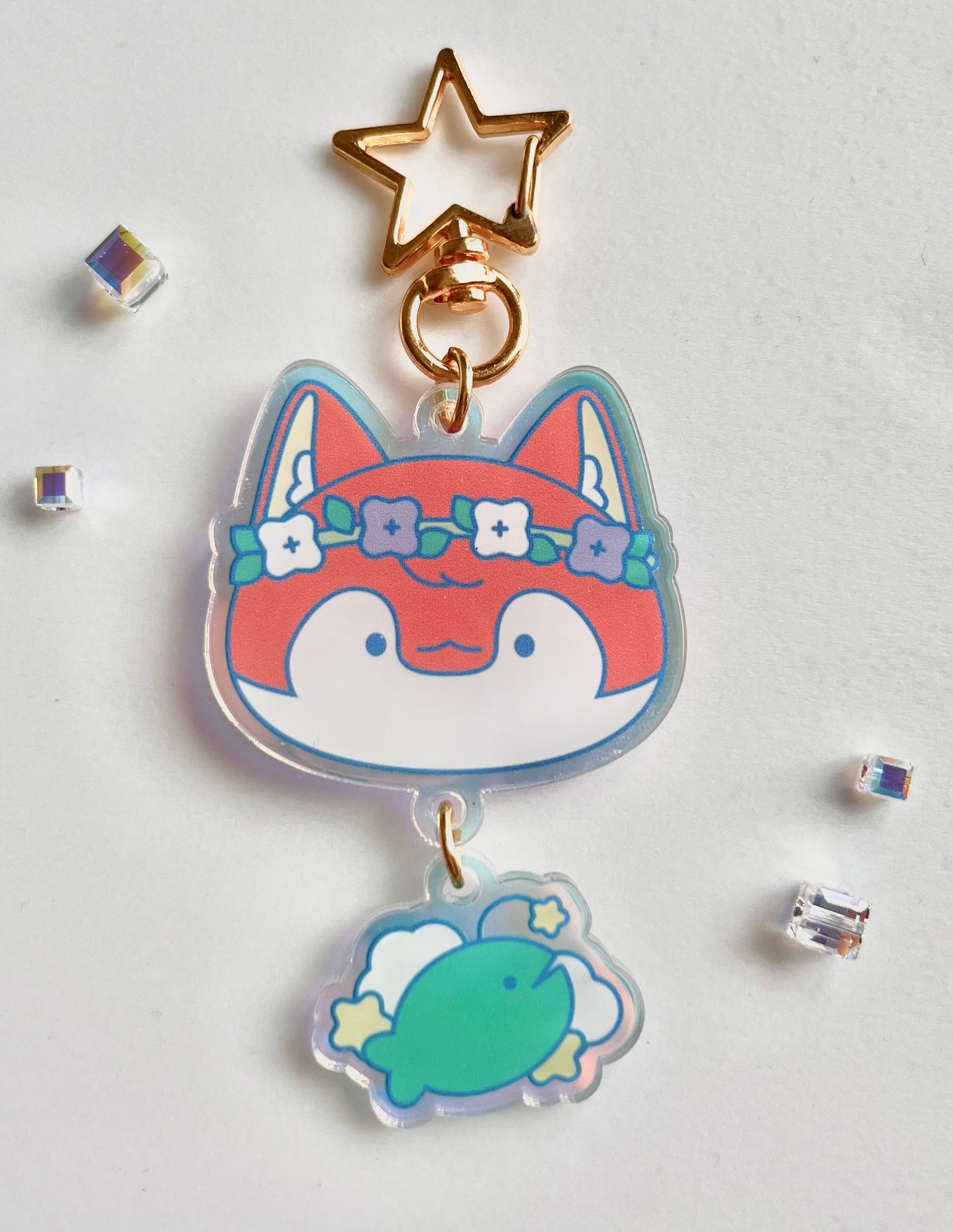 My little penguin 小企鵝花園系列 ｜ 亞克力炫光掛件