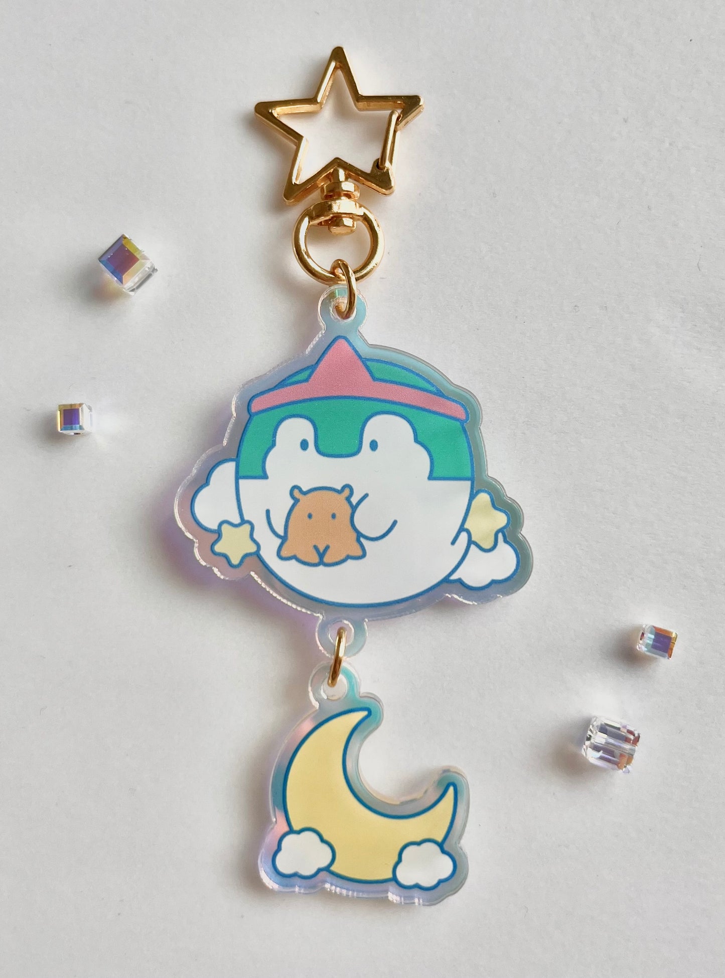 My little penguin 小企鵝花園系列 ｜ 亞克力炫光掛件