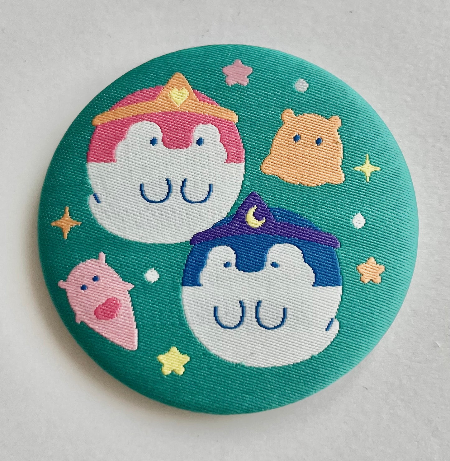 My little penguin 小企鵝花園系列 ｜ 布面刺繡襟章（四款）