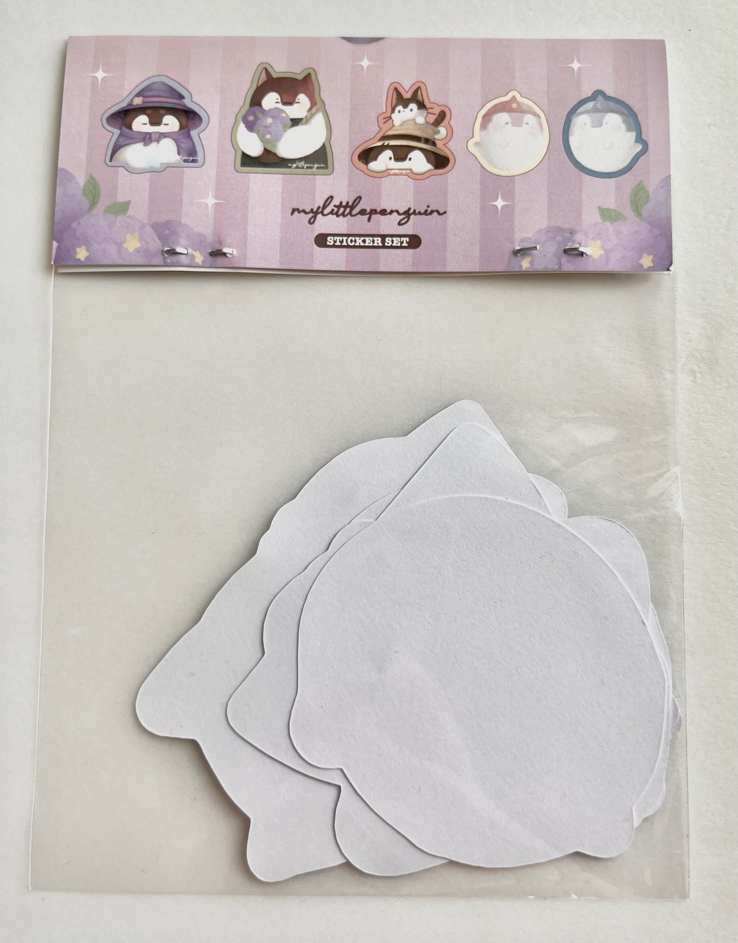 My little penguin 小企鵝花園系列・貼紙套裝｜五款各一