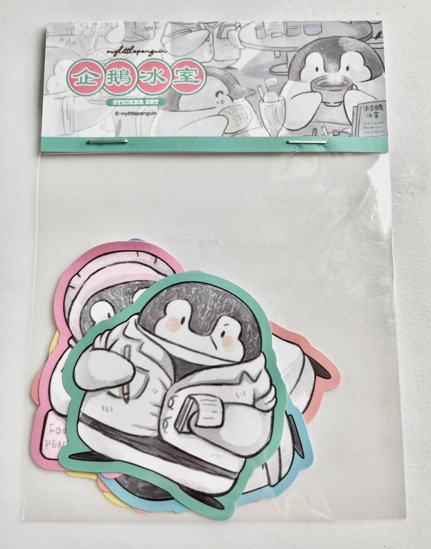 My little penguin 小企鵝茶記系列・貼紙套裝｜六款各一