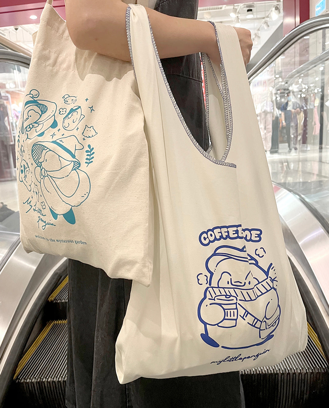 My Little Penguin Coffee time小企鵝系列 | 棉質背心袋