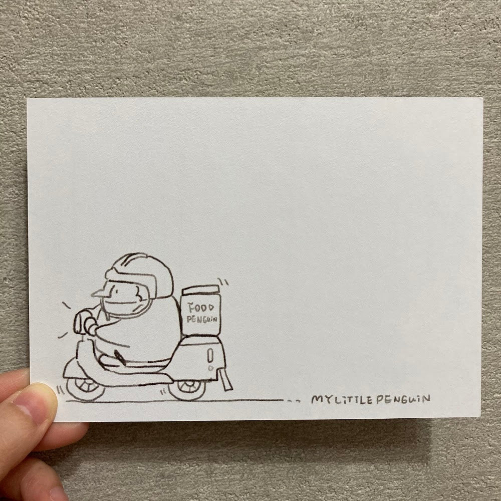 My Little Penguin 小企鵝冰室｜樓面明信片