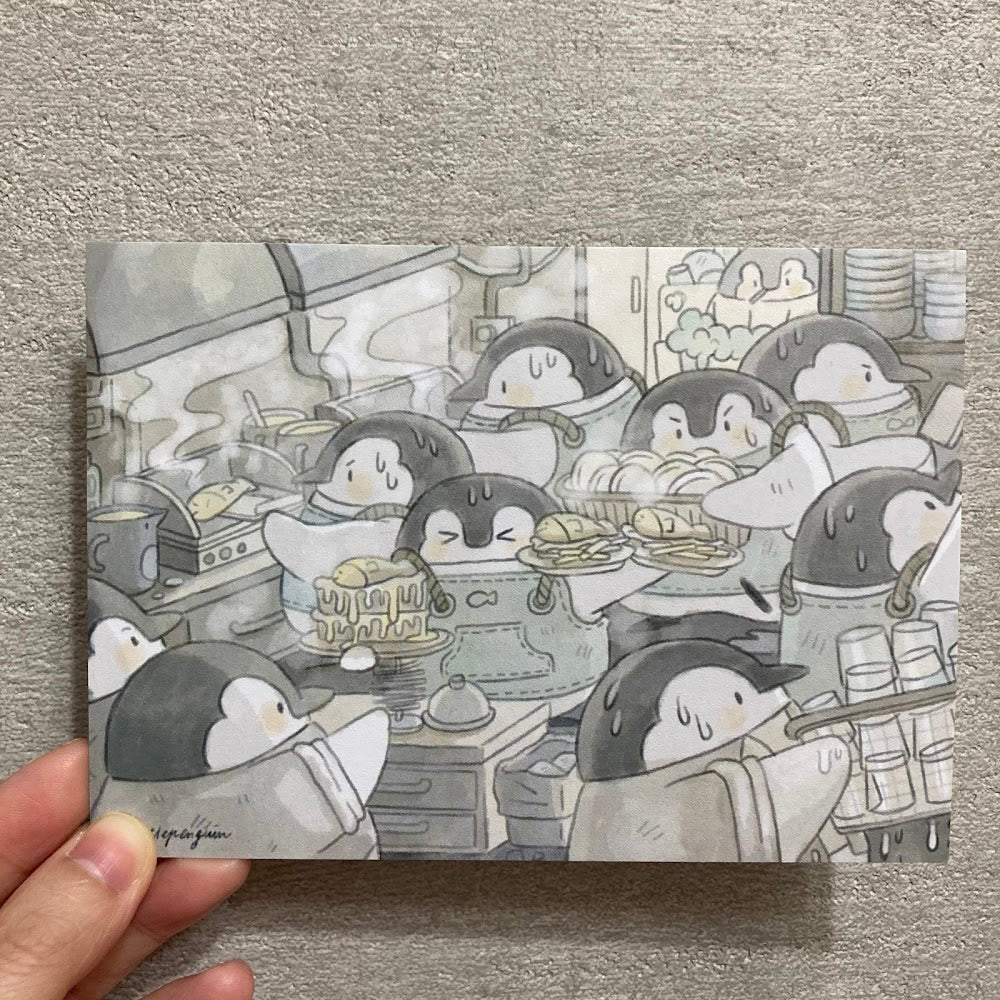 My Little Penguin 小企鵝冰室｜廚房明信片