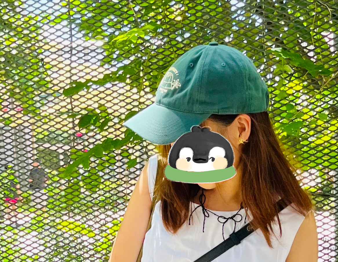 My Little Penguin 小企鵝 | Sunday have fun 滑浪小企鵝 (藍/綠/杏) 三色 Cap帽